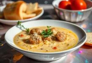 Sausage Parmesan Soup