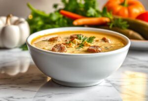 Sausage Parmesan Soup