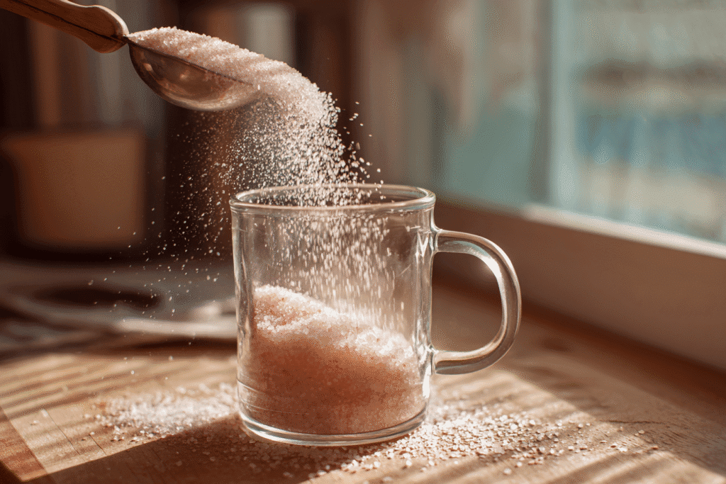 How to make the pink salt trick recipe