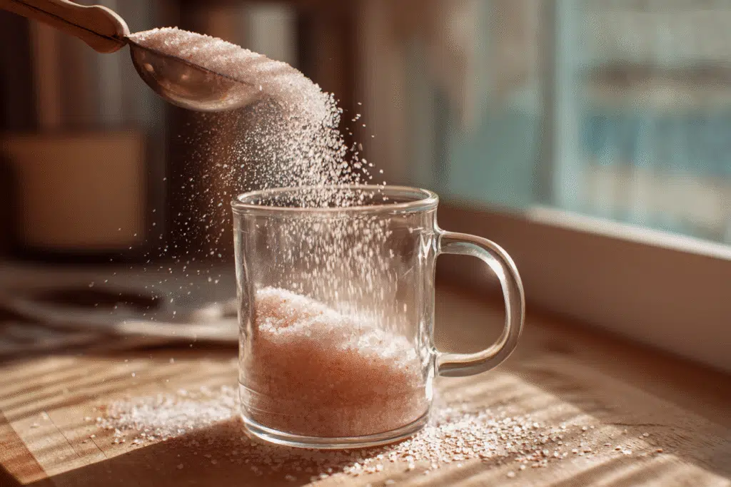 How to make the pink salt trick recipe