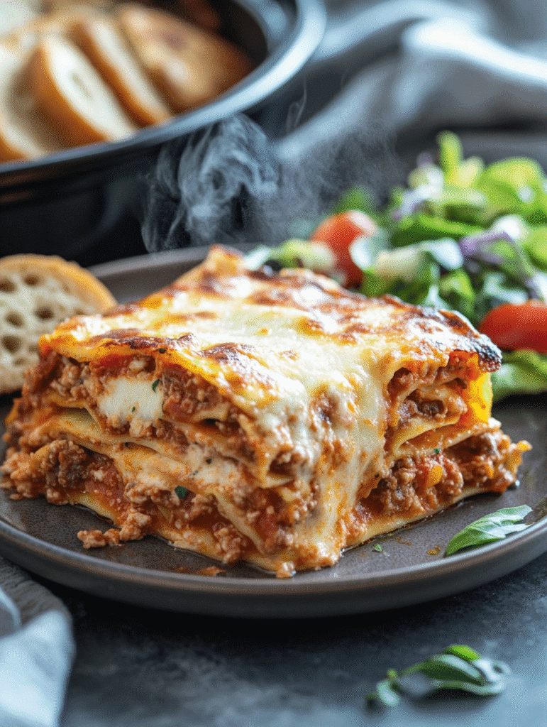 serving-slow-cooker-lasagna